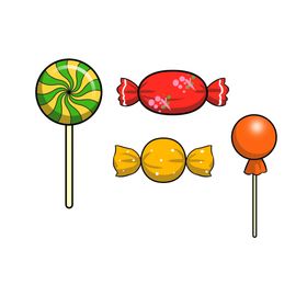 卡通棒棒糖