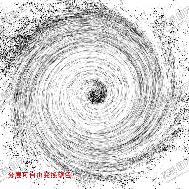 编号：32464801291541451271【酷图网】源文件下载-动感喷溅漩涡纹