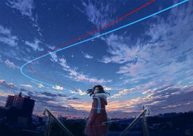 动漫漫画场景海报壁纸手绘游戏原图包