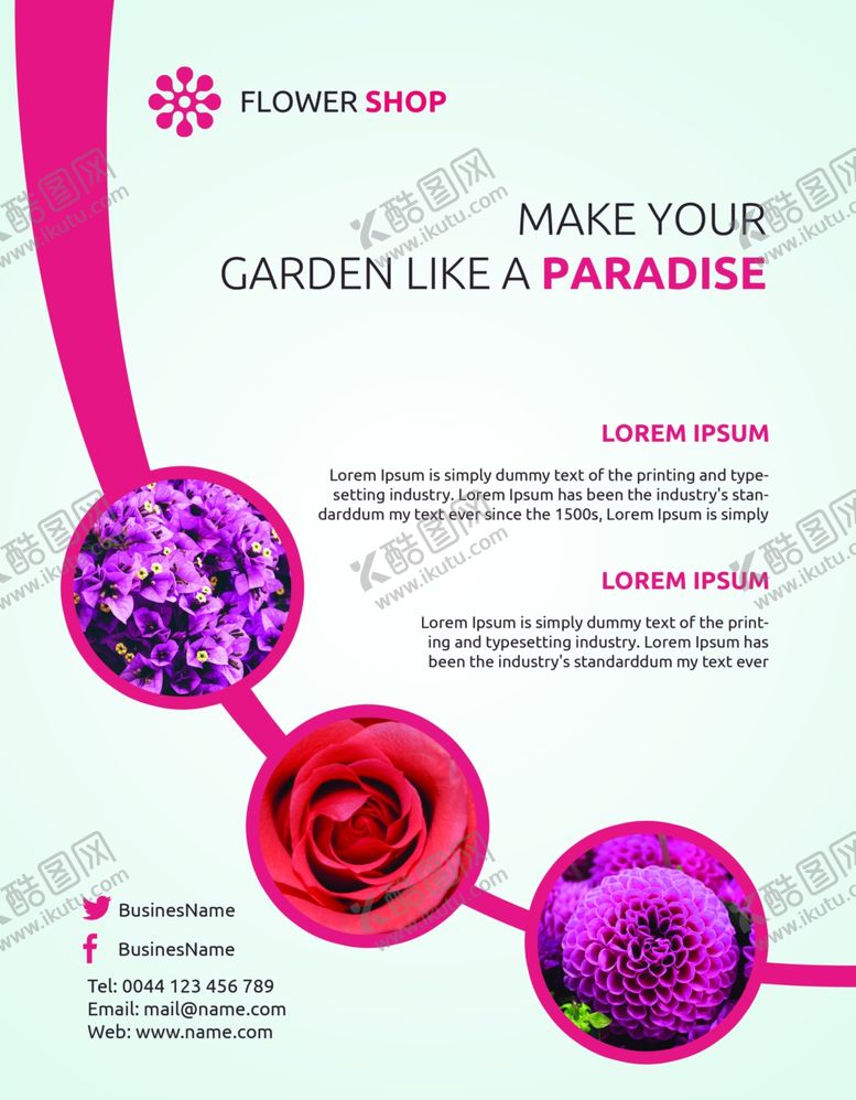 编号：16440609261003537757【酷图网】源文件下载-国外宣传单