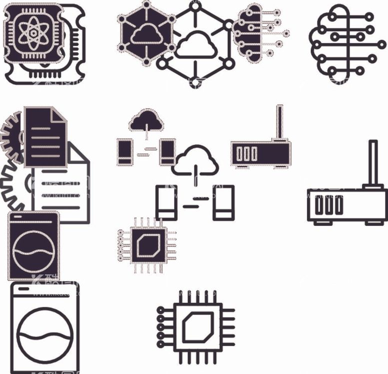 编号：64130112061649426570【酷图网】源文件下载-高科技图标