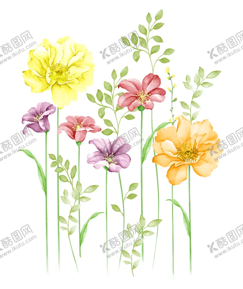 编号：85206902050442292993【酷图网】源文件下载-手绘花