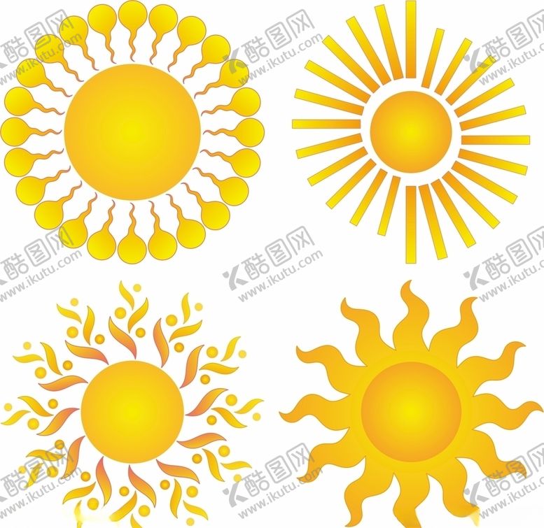 编号：77346809291633556521【酷图网】源文件下载-矢量太阳