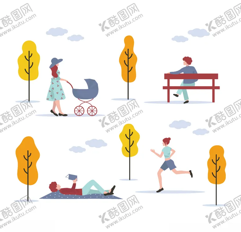 编号：10878709090804085290【酷图网】源文件下载-公园活动