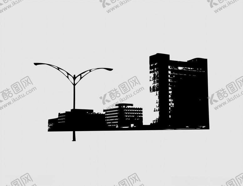 编号：64843605191140143147【酷图网】源文件下载-矢量建筑剪影