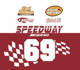 69号赛车速道标志设计