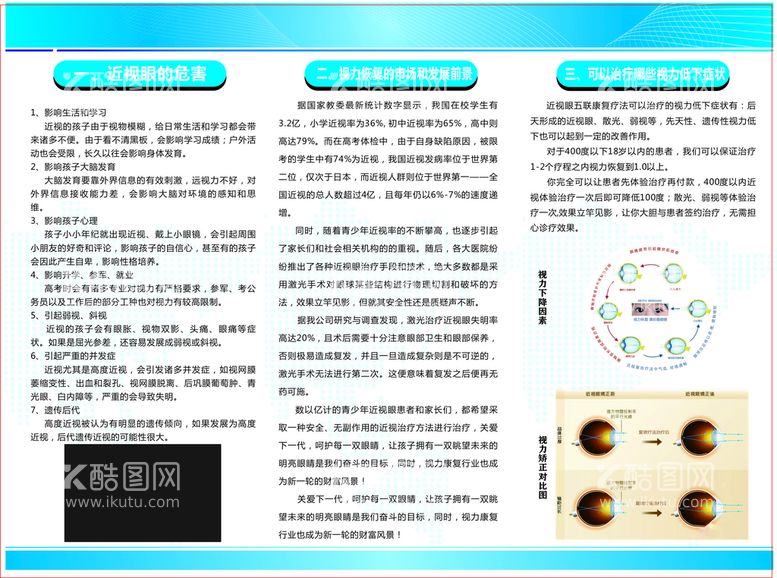 编号：69579410241730576739【酷图网】源文件下载-视力宣传页