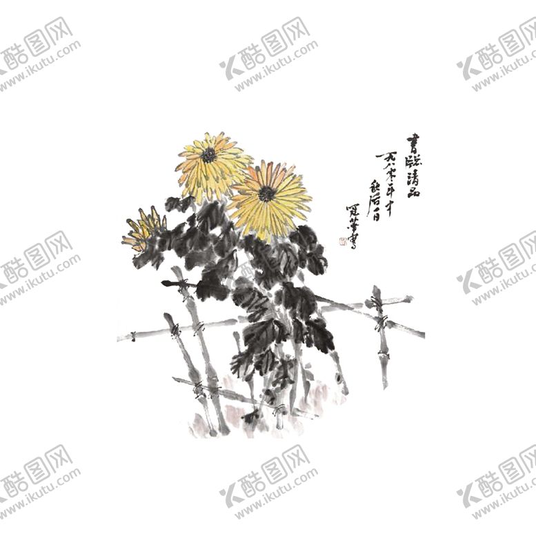 编号：43898305190630374897【酷图网】源文件下载-菊花装饰