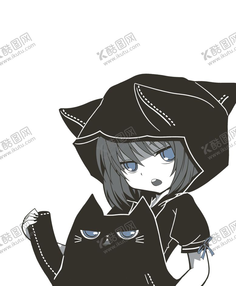 编号：50032410230848182128【酷图网】源文件下载-卡通猫女