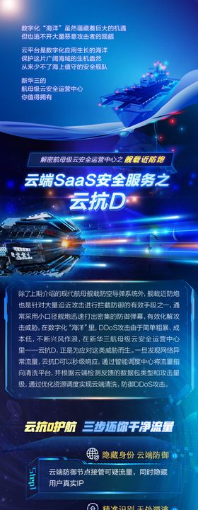 科技领航服务专题海报长图