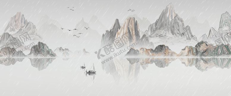 编号：84541111301812399932【酷图网】源文件下载-山水画