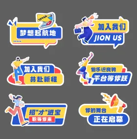 招聘手举牌