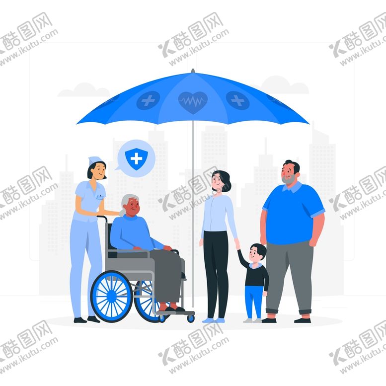 编号：75924109140901589540【酷图网】源文件下载-遮阳伞下关爱