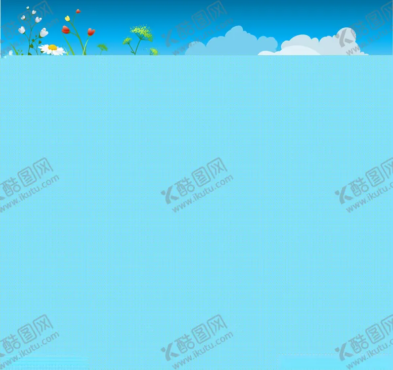 编号：13297005081215489521【酷图网】源文件下载-清新花卉蓝天背景图