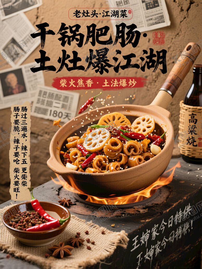 编号：44071306151212401506【酷图网】源文件下载-干锅肥肠