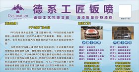 汽车钣金海报