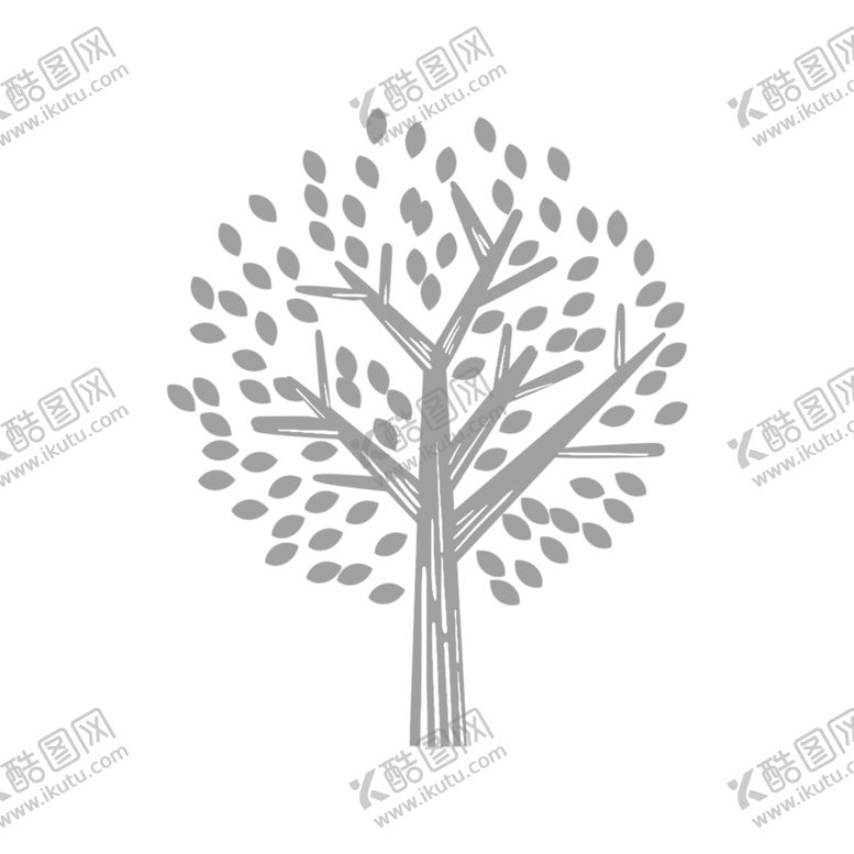 编号：88257306250702073658【酷图网】源文件下载-剪影树