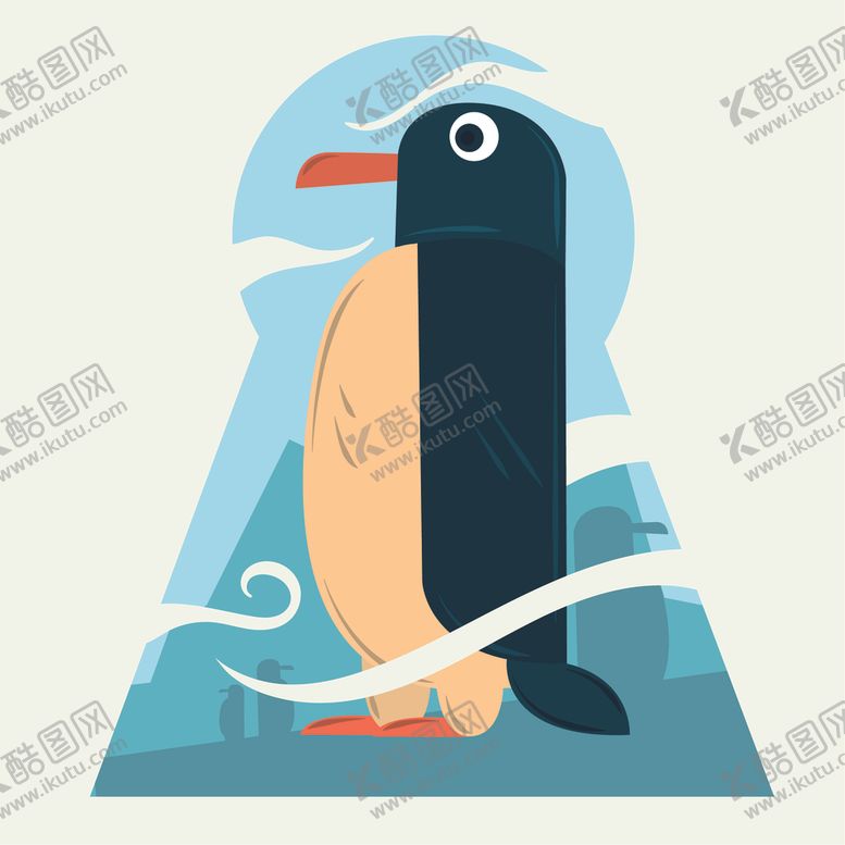 编号：26898801301655447285【酷图网】源文件下载-卡通企鹅