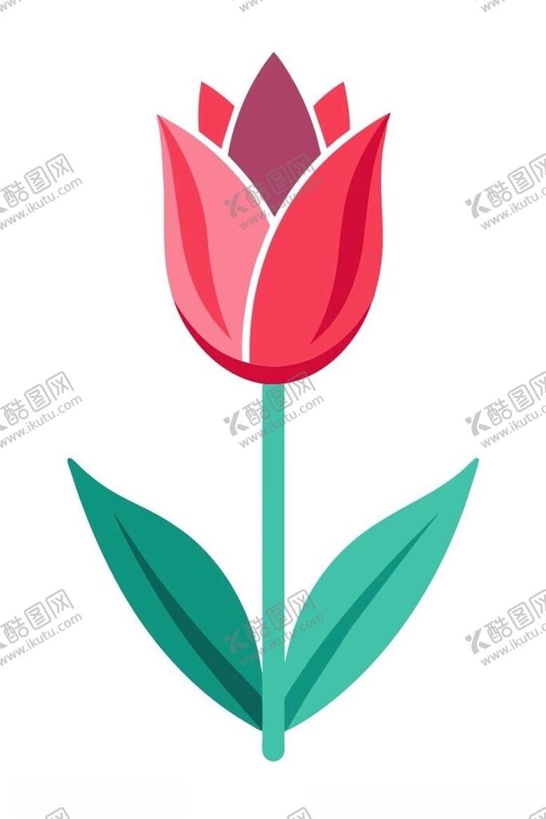 编号：34902301271947499843【酷图网】源文件下载-郁金香矢量插图图标