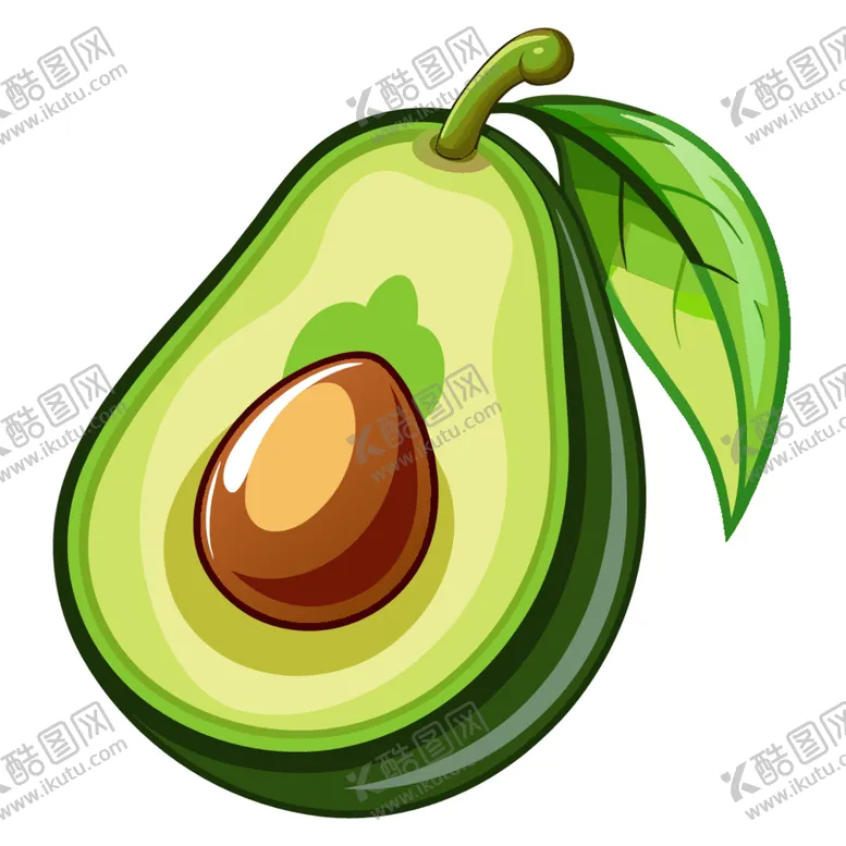 编号：52632402251745043562【酷图网】源文件下载-拟真风格的牛油果