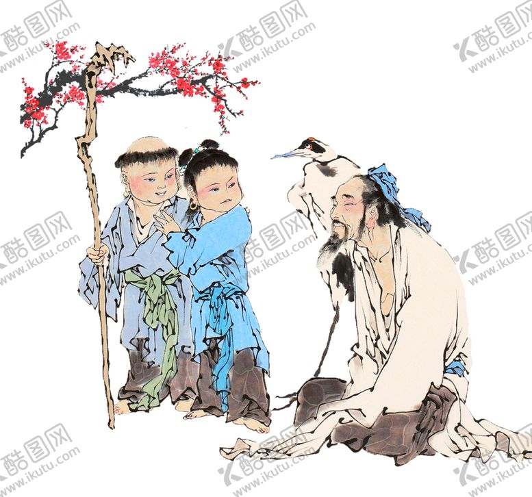 编号：69863309212255595334【酷图网】源文件下载-国学人物插画