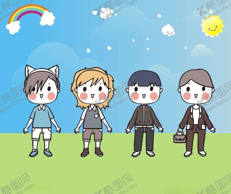 编号：50244402070103361483【酷图网】源文件下载-幼儿园幼儿卡通孩子