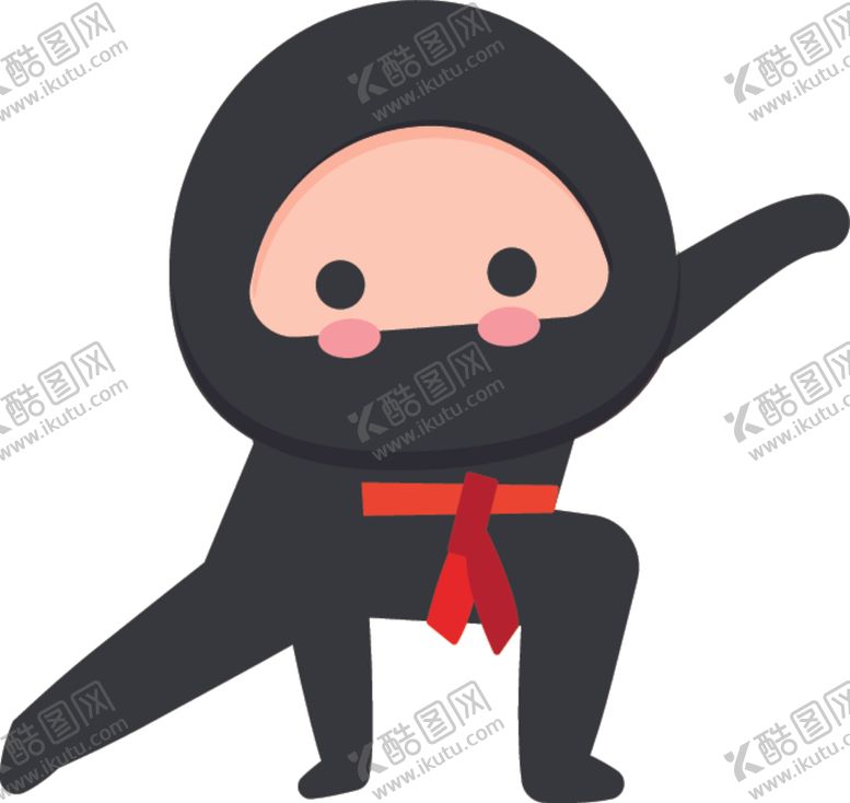 编号：49355604281043588258【酷图网】源文件下载-卡通忍者