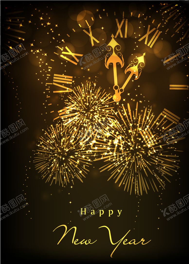 编号：56651709261912374581【酷图网】源文件下载-新年时钟倒计时