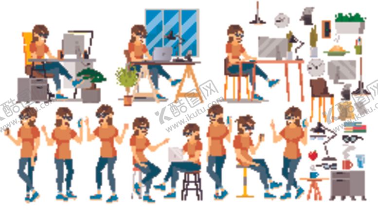 编号：29830011011655288731【酷图网】源文件下载-人物插画