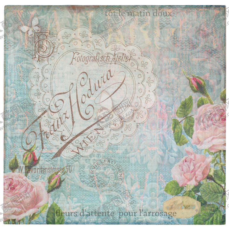 编号：74966709241003093410【酷图网】源文件下载-复古田园风花纹背景