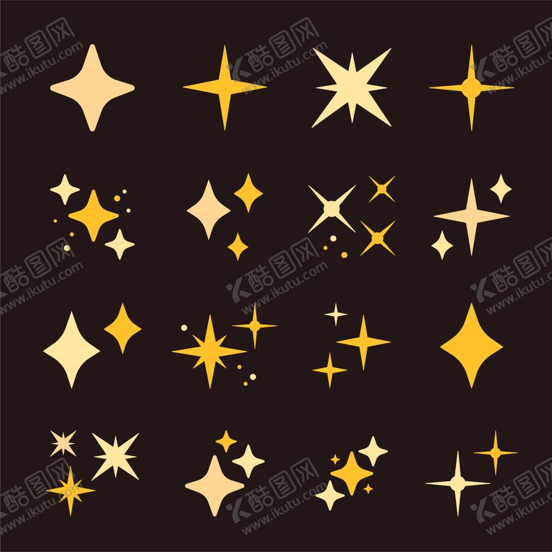 编号：05316209151704250639【酷图网】源文件下载-星星
