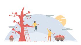 卡通情侣插画