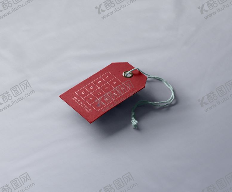 编号：64082010281633555184【酷图网】源文件下载-服装吊牌标签样机