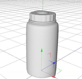 白色小水杯模型