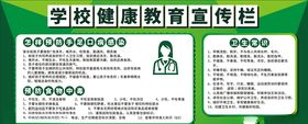 学校健康教育宣传栏