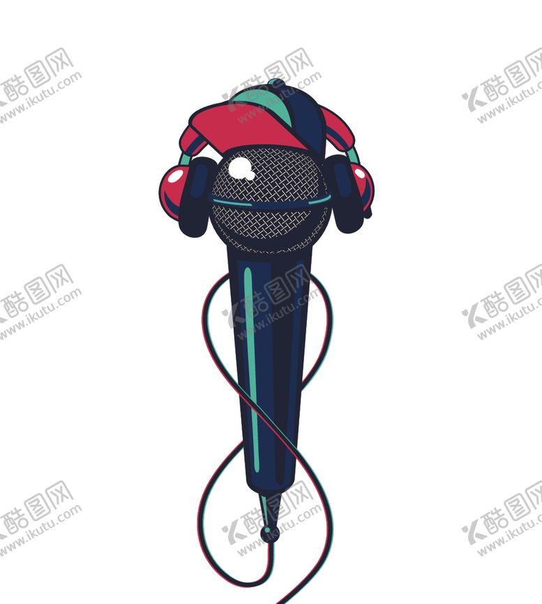 编号：86927210121616166937【酷图网】源文件下载-大牌耳机插画矢量歌曲