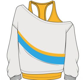 女士套衫瑜伽服运动服服装设计
