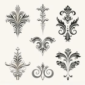 复古装饰花纹图案设计