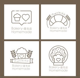 4款面包图标