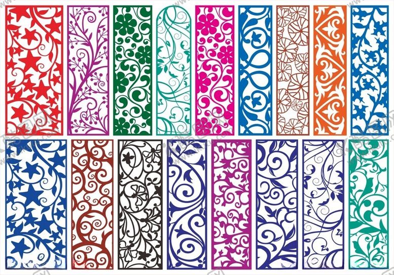 编号：58662310122000048993【酷图网】源文件下载-窗花镂空花纹屏风隔断雕花