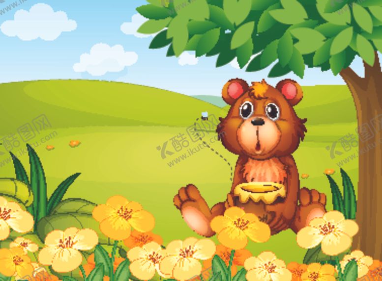 编号：37594510060721473012【酷图网】源文件下载-卡通熊插画