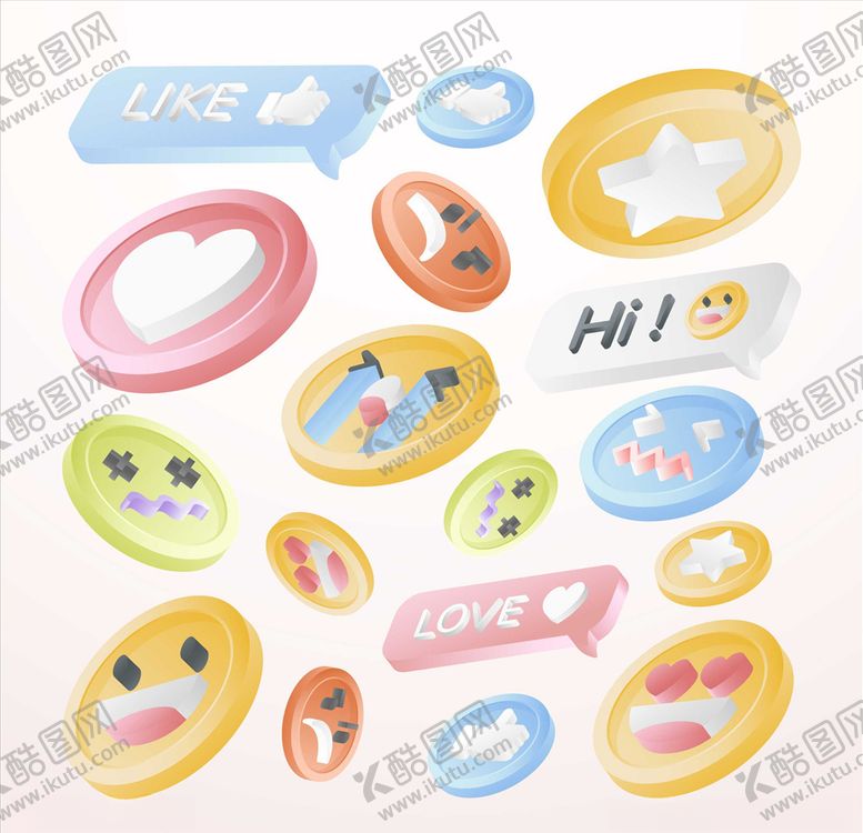 编号：57176609132106411081【酷图网】源文件下载-社交图标