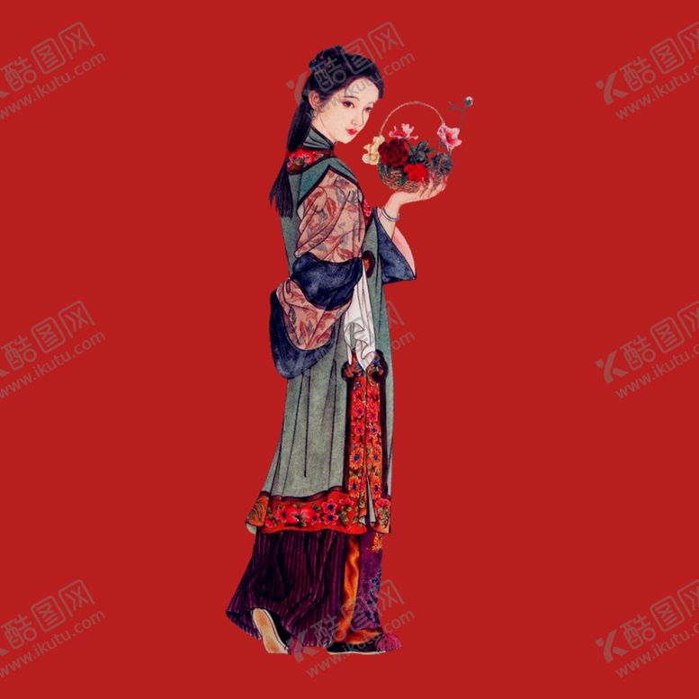 编号：41927902190737078685【酷图网】源文件下载-清朝大清美女