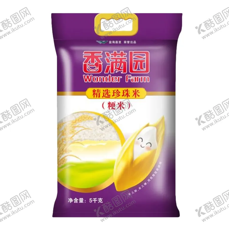 编号：46985704121646175532【酷图网】源文件下载-整袋大米珍珠米