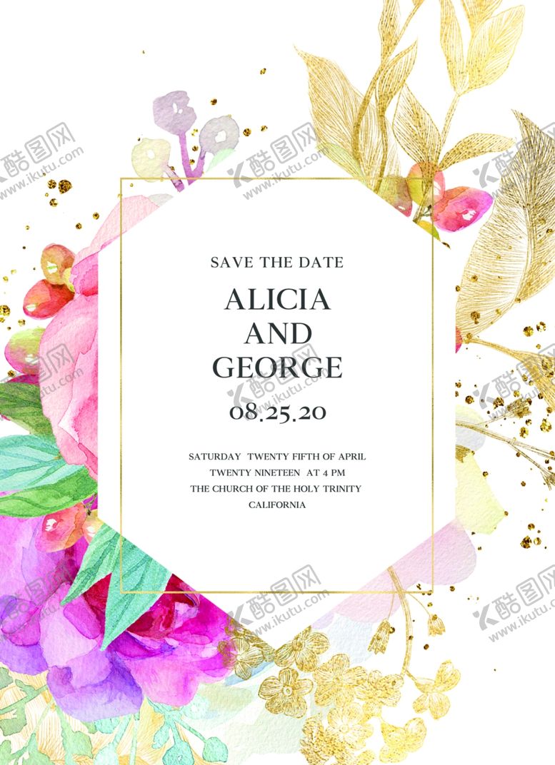 编号：38534409110426125542【酷图网】源文件下载-水彩花