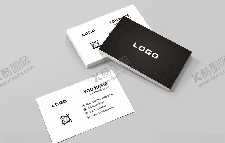 编号：66817009301929296878【酷图网】源文件下载-黑白名片