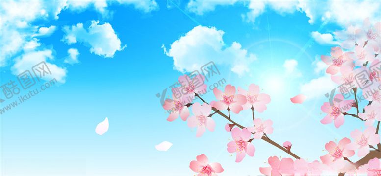 编号：62055409241912322687【酷图网】源文件下载-樱花矢量背景