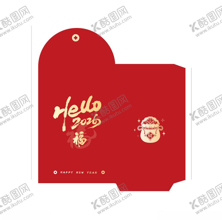 编号：22994111021259265918【酷图网】源文件下载-红包2026年马年