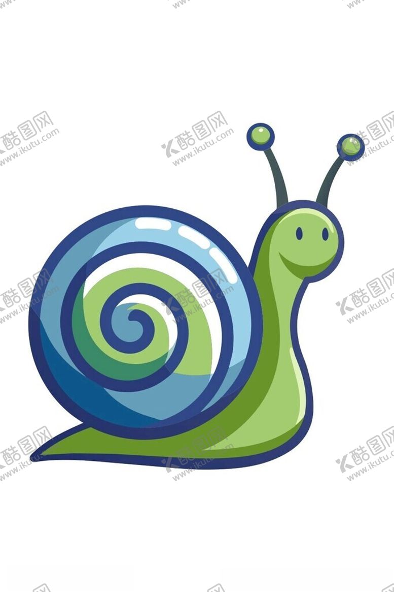 编号：97972201271941171058【酷图网】源文件下载-蜗牛矢量插图图标