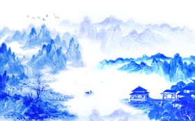  山水画 